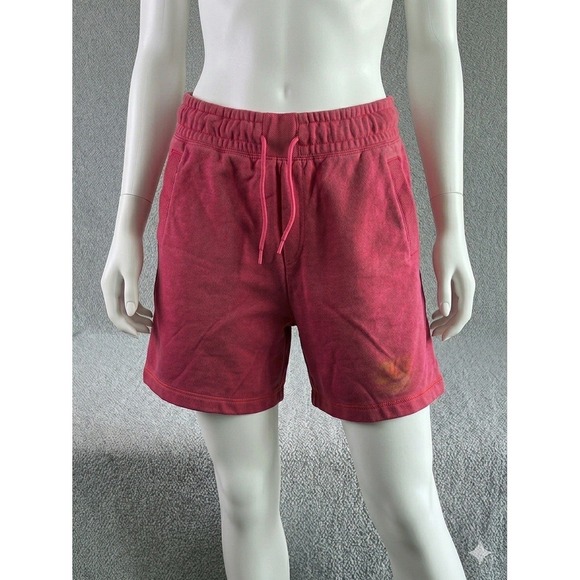 Nike Pants - Nike Pink Fleece Shorts Women's Small Athleisure Lounge Sweat Shorts
